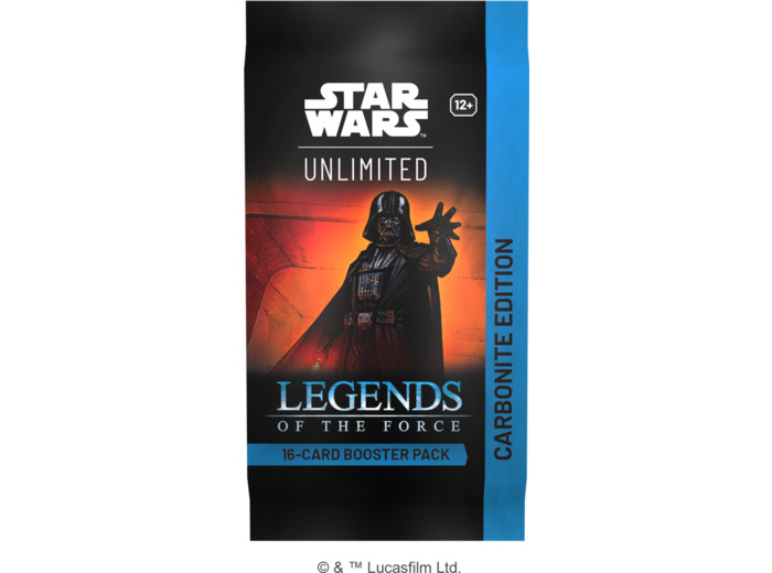 Booster Carbonite Edition Star Wars Unlimited: Legends of the Force