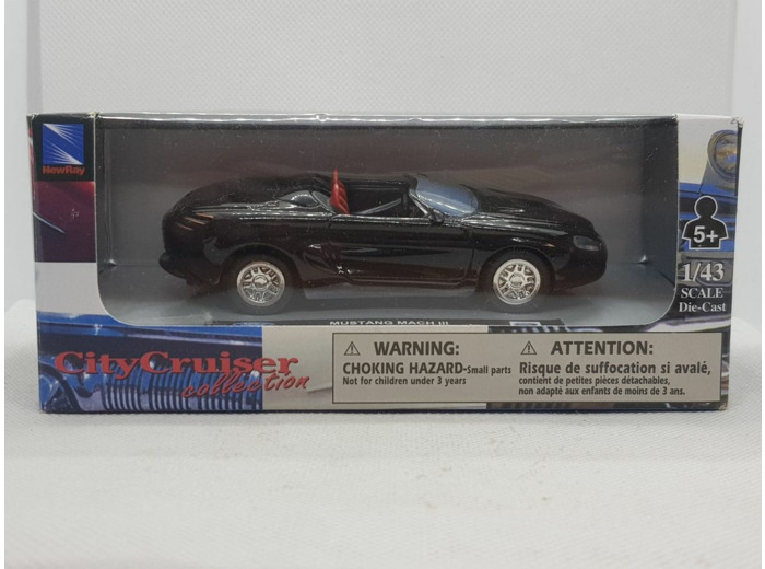 FORD MUSTANG MACH III NEW RAY CITY CRUISER 1/43 BOITE NEUF