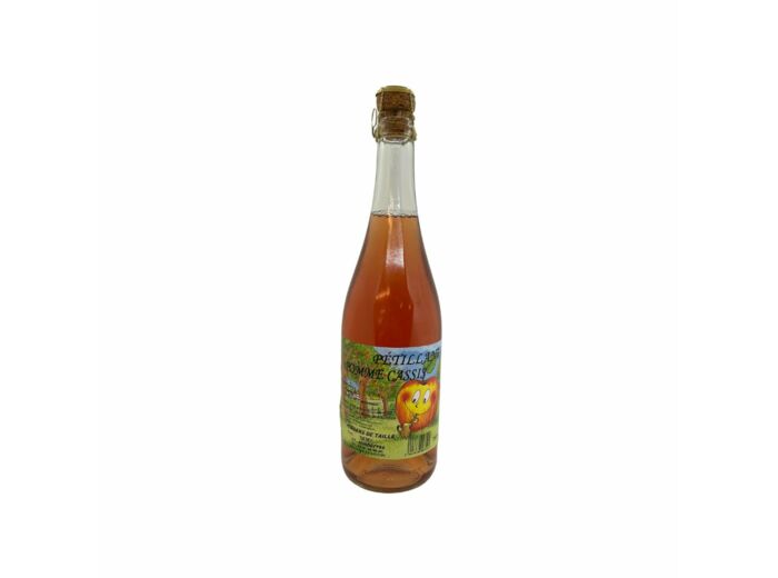 Jus de pomme pétillant cassis 75 cl