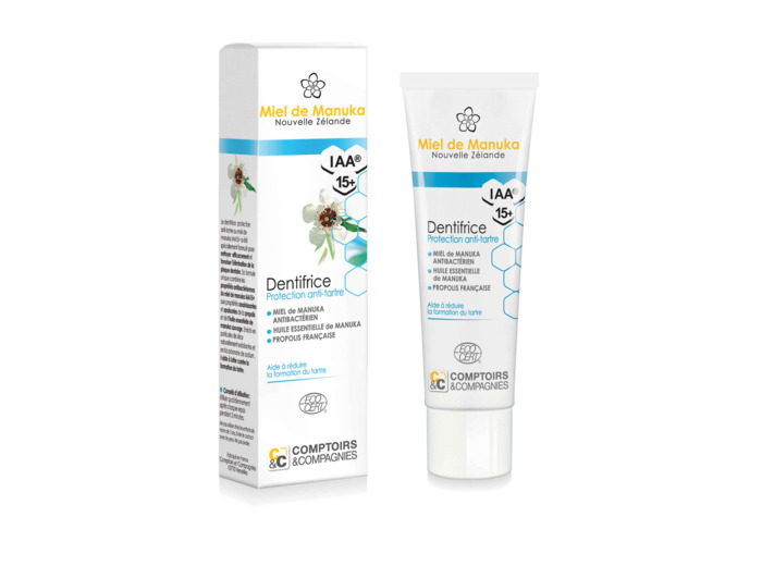 Dentifrice au Miel de Manuka Anti-Tartre - 75 ml-Comptoirs et compagnies