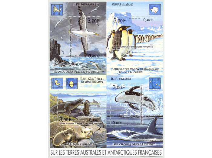 T.A.A.F TAAF Feuillet N5 YT5 COLLECTION JEUNESSE NEUF ** LUXE