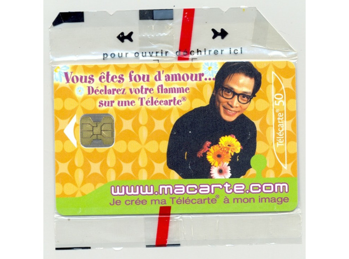 TELECARTE NSB 50 UNITES 10/01 MACARTECOM 4 FOU D'AMOUR F1182