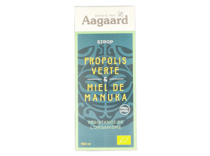 Sirop Propolis Verte et Miel de Manuka 150 ml