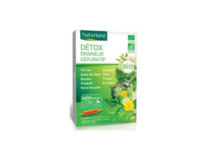 Détoxidraine Detox Bio 20 ampoules de 10ml