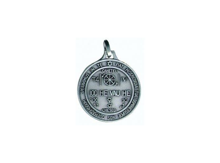 Pentacle pour la réussite commerciale argenté