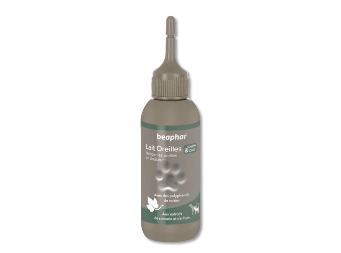 Lait nettoyant pour les oreilles des chiens et chats - 125 ml - BEAPHAR