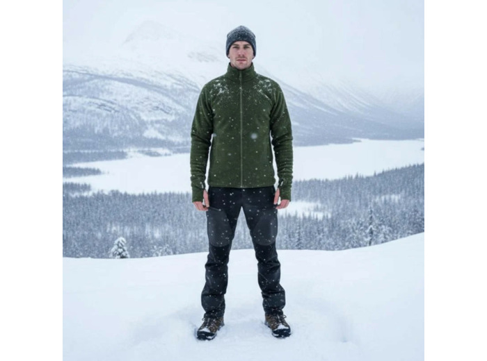 Gilet Eminence TECH+ 400 : laine mérinos et fibres tech pour une chaleur optimale