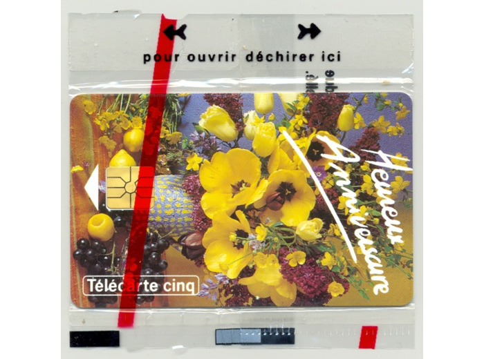 TELECARTE NSB 5 UNITE 06/94 HEUREUX ANNIVERSAIRE GN64