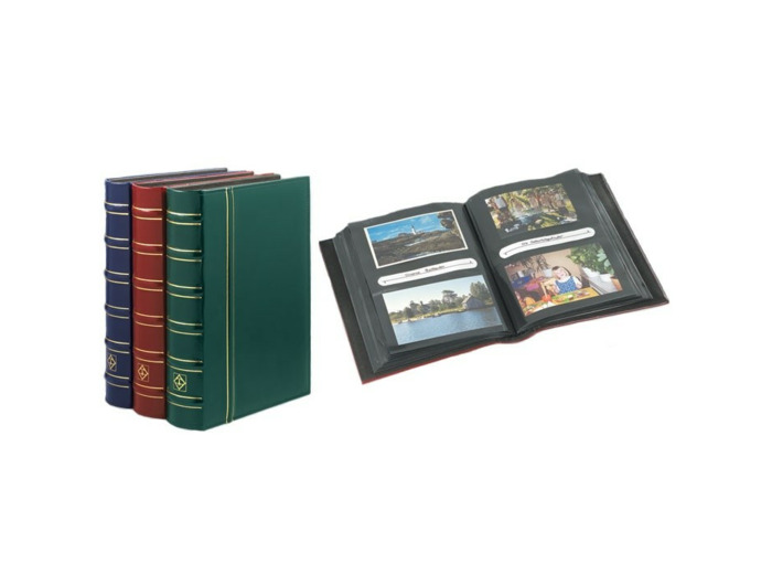 ALBUM MULTI USAGE 200 CARTES POSTALES, LETTRES, PHOTOS Bleu 323576