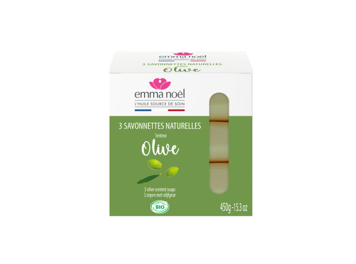 Pack 3 Savonnettes Olive 3x150g