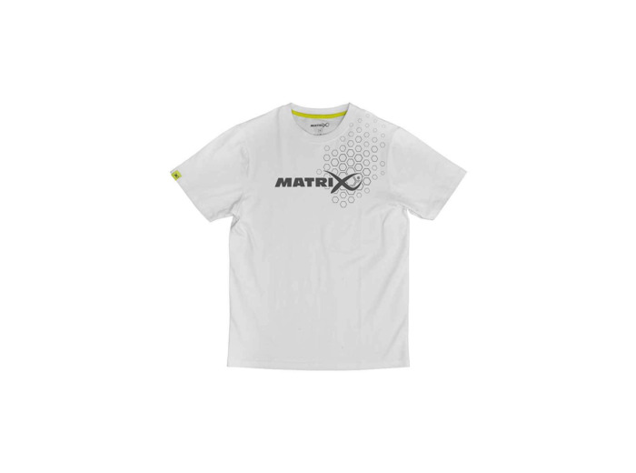 tee shirt hex print white matrix