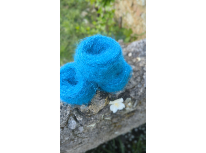 Pelote FLOCON (80% Kid mohair 20% soie) - Lagon