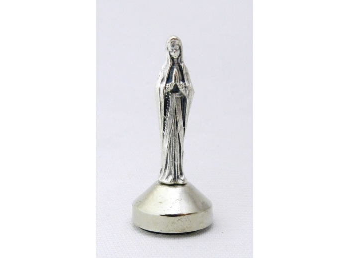 Statue métal- Vierge de Lourdes 5cm
