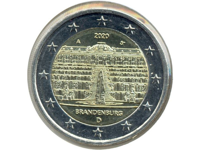 ALLEMAGNE 2020 A 2 EURO COMMEMORATIVE BRANDEBOURG SUP