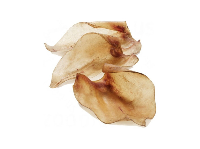 Oreille de boeuf 100% naturelle pour chien x 10