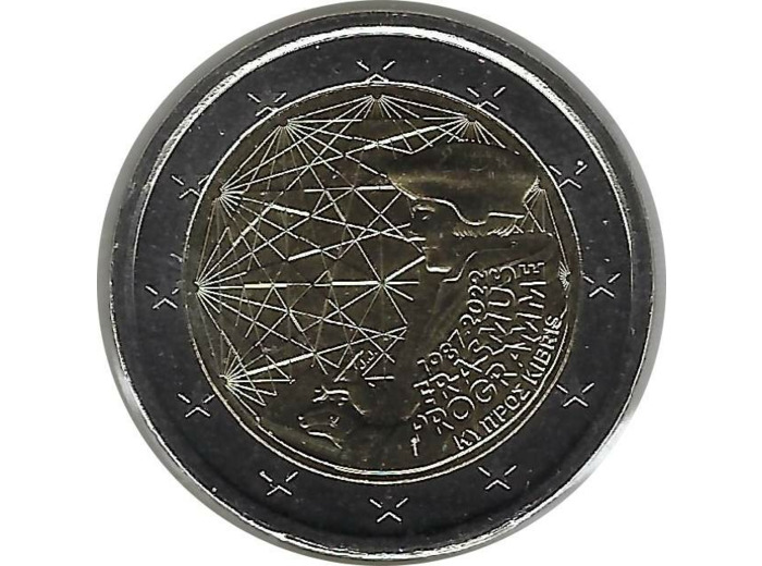 CHYPRE 2022 2 EURO COMMEMORATIVE ERASMUS SUP