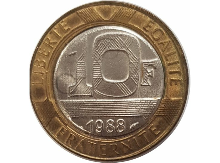 FRANCE 10 FRANCS GENIE 1988 FAUSSE TTB