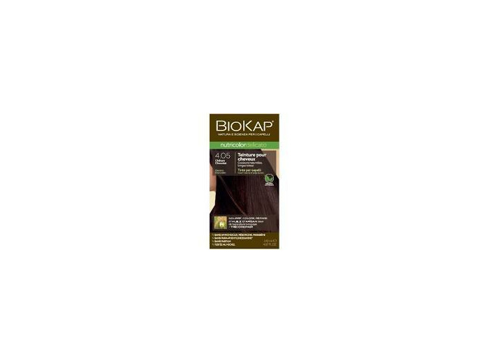 Coloration Nutricolor Delicato 4.05 Châtain Chocolat-140ml-Biokap