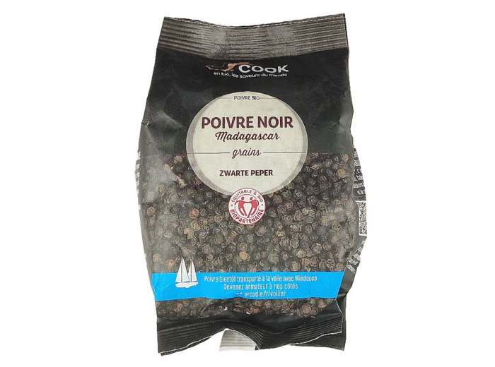 Poivre Noir Grains 150g Bio