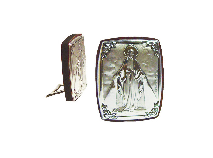 Cadre en Argent Laminé 4x3cm - MIRACULEUSE