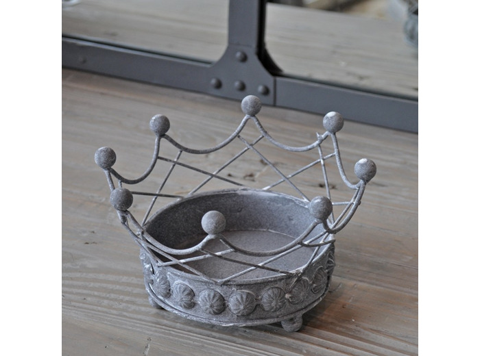 Petit cache pots fleurs Couronne 10x16cm