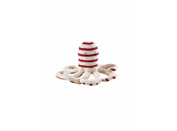 Doudou poulpe rayé