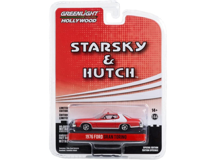 Ford Gran Torino Starsky & Hutch Rouge 1976 - 1/64 - Greenlight