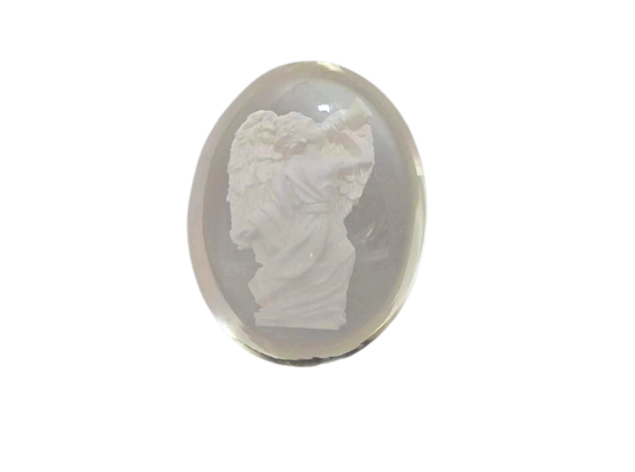 Archange Gabriel en Résine Transparent 3,8x3cm