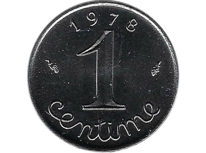 FRANCE 1 CENTIME EPI 1978 REBORD SUP
