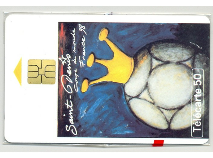 TELECARTE NSB 50 UNITES 04/98 SAINT DENIS COUPE DU MONDE FRANCE 98 F855