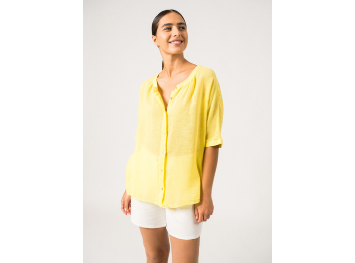 Chemisier Emilie Manches Courtes 100% lin