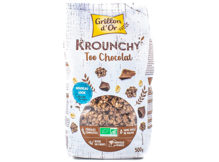 Céréales Déjeuner Krouchy Too Chocolat Bio 500g