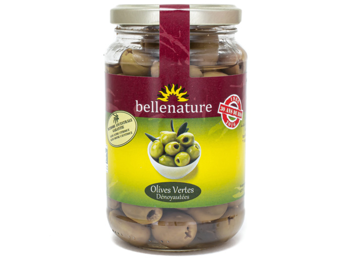 Olives Vertes Dénoyautées Bio 340g