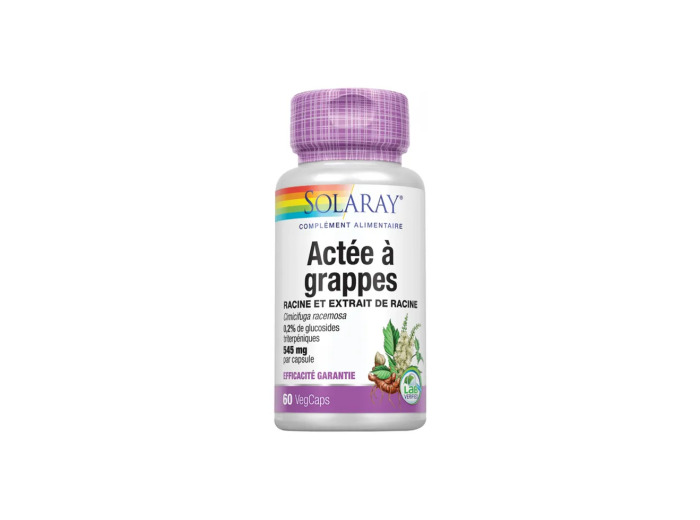 Actée à grappes Cimicifuga Racemosa standardisé 545mg 60 capsules