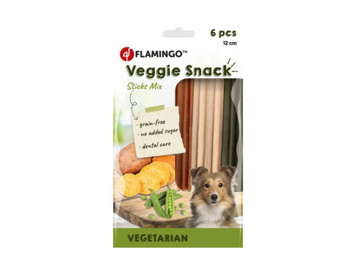Denta sticks Mix pour chiens - Flamingo