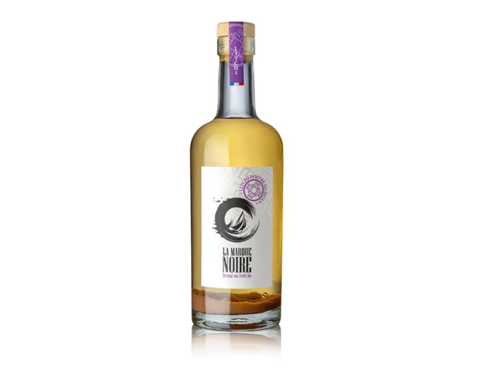 Boisson spiritueuse à base de rhum La Marque Noire Litchi-Poivre de Sichuan