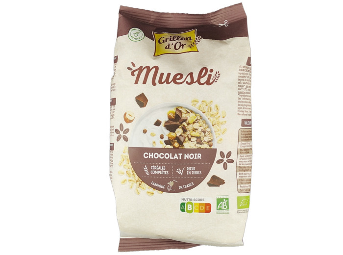 Muesli Chocolat Noir 500g Bio
