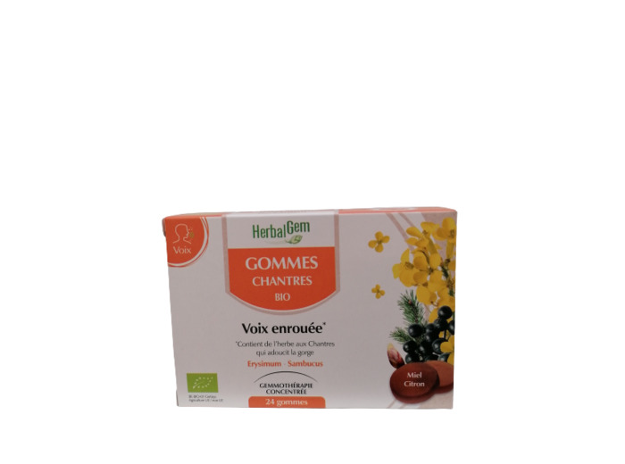 Gommes des chantres bio-24 gommes-Herbalgem