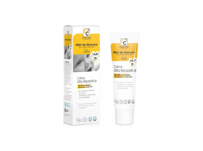 Crème ultra réparatrice bébé 20% Miel de Manuka IAA15 40ml