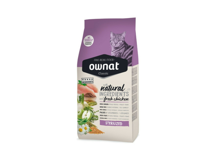 OWNAT Classic Chat sterilized - 4KG