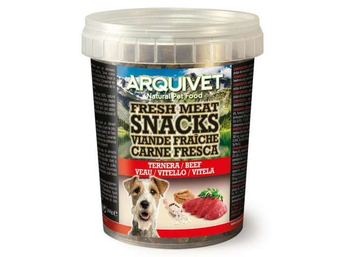 ARQUIVET Fresh Meat Snack, Veau pour chiens - 300g