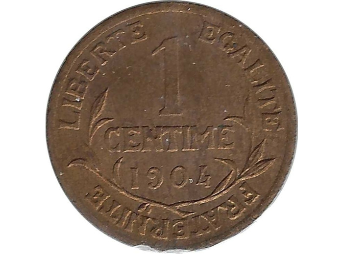 FRANCE 1 CENTIME DUPUIS 1904 SUP/NC