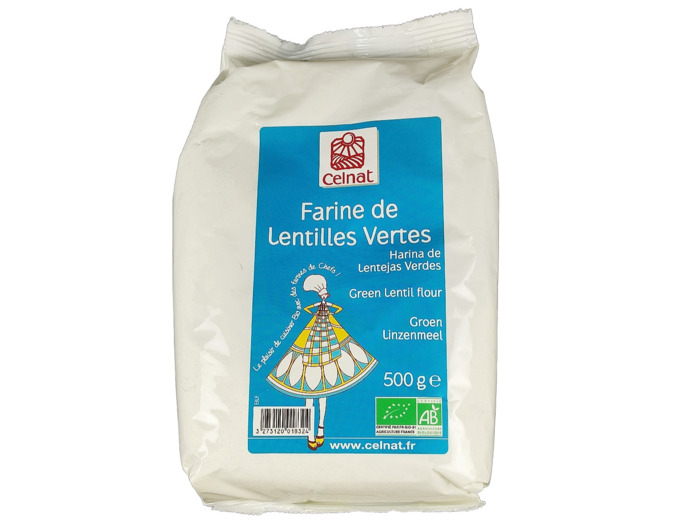 Farine de Lentilles Vertes 500g Bio