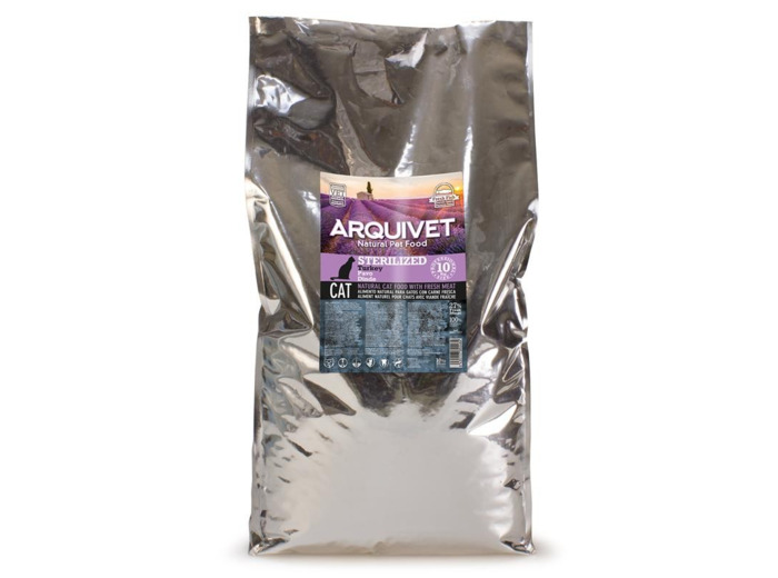 Arquivet - Croquettes pour Chat Stérilisé à la Dinde - 10kg ARQUIVET