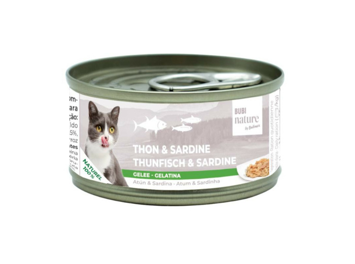 Bubi Nature, thon/sardine, gelée - 70g