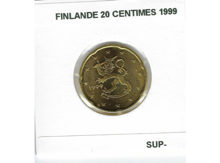 FINLANDE 1999 20 CENTIMES SUP-