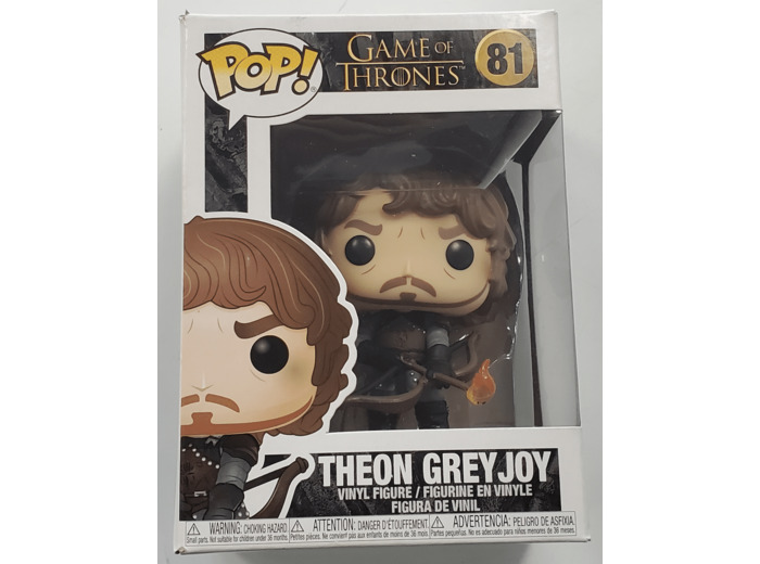 FUNKO POP GAME OF THRONES 81 THEON GREY JOY BOITE D'ORIGINE