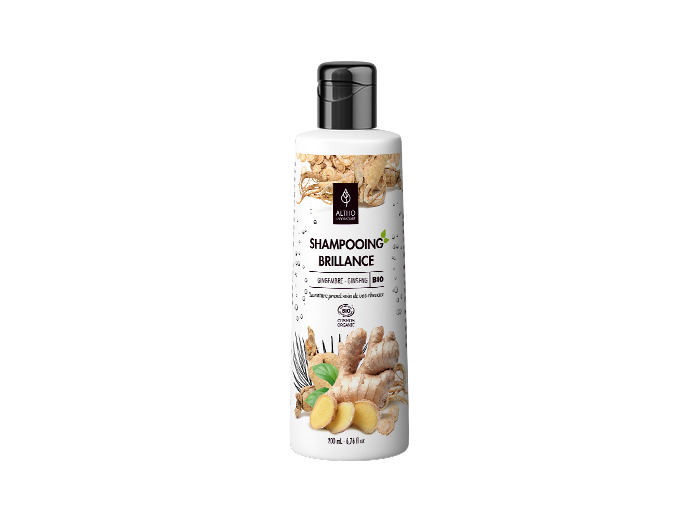 Shampooing Brillance bio Gingembre et Ginseng-200mL-Altho