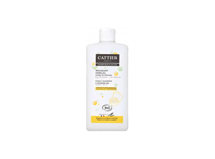 Moussant Familial Corps et Cheveux Bleuet Avoine 500ml