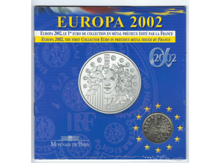 FRANCE 2002 1/4 EURO EUROPA B.U
